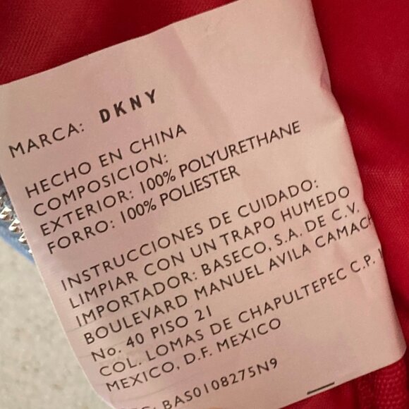 DKNY Quilted Backpack NWOT Light Blue main image 6